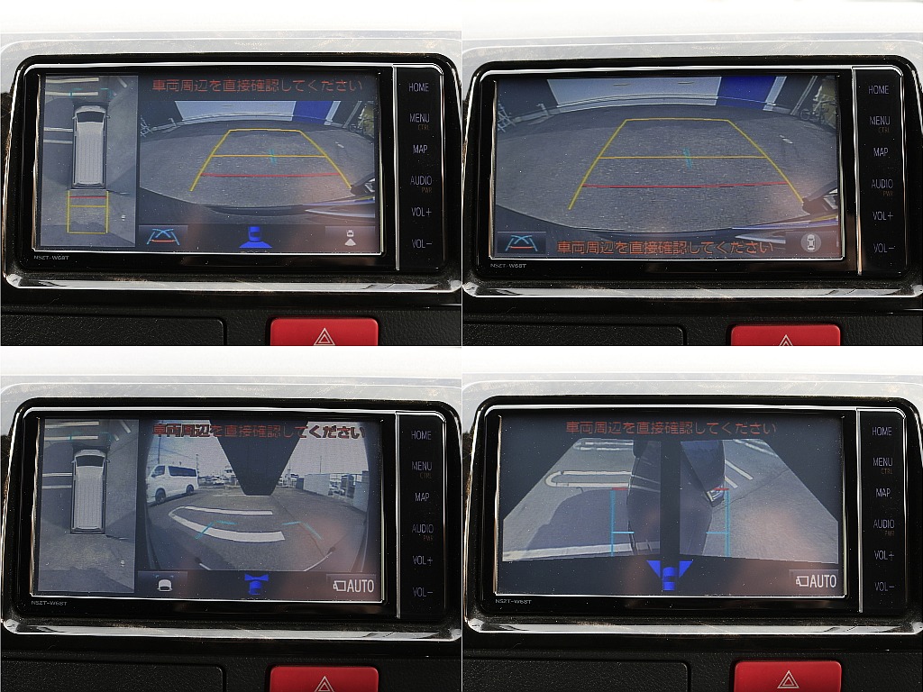 純正ナビにはパノラミックビューモニター付き