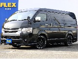 R4年ハイエースワイドVダークプライムⅡガソリン４WDカスタム車両の入庫