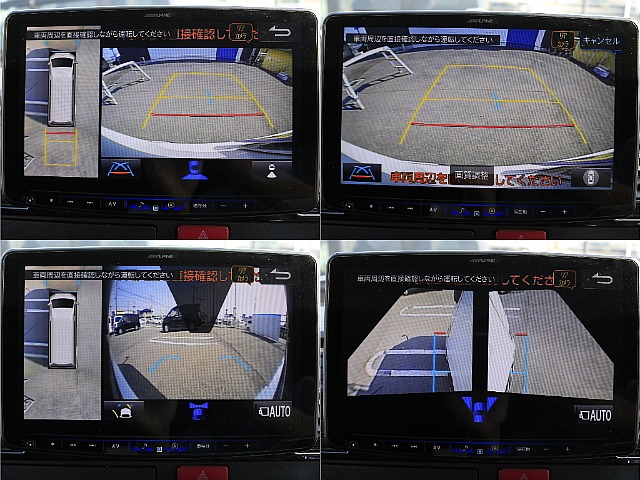アルパイン製Big-x11にはパノラミックビューモニター付き