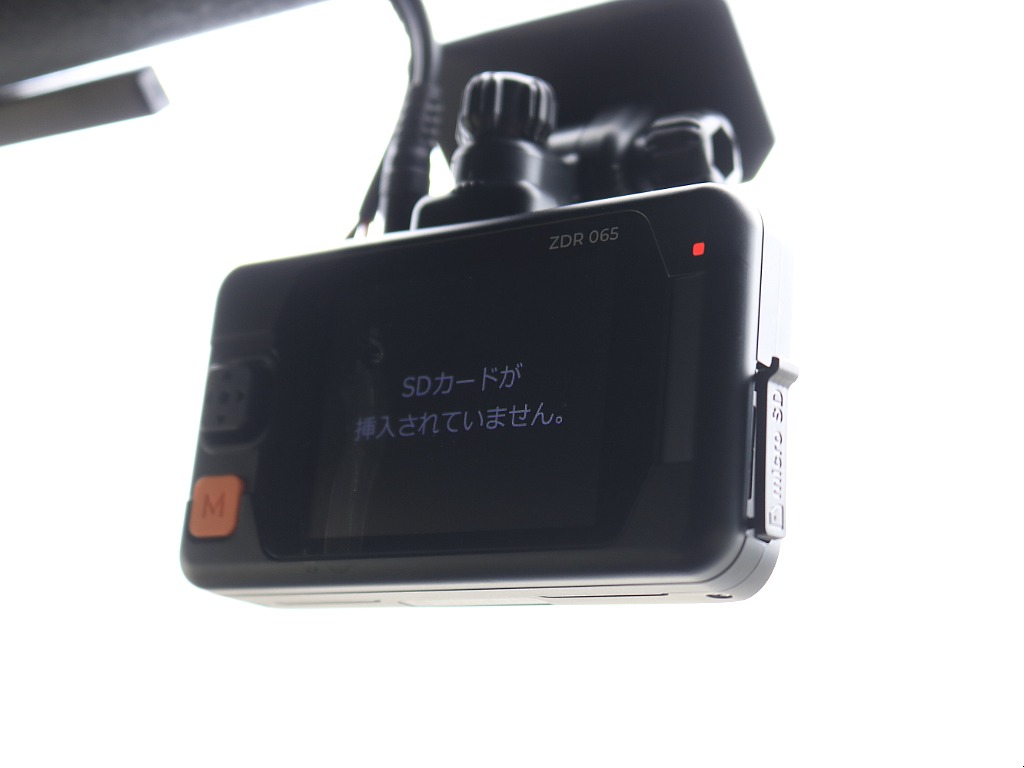 安心のドライブレコーダー付き