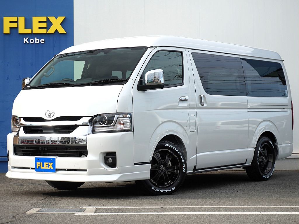 トヨタ&nbsp;ハイエース&nbsp;ワゴン2.7GLロング ミドルルーフ 4WD&nbsp;パーキングサポート&nbsp;兵庫県