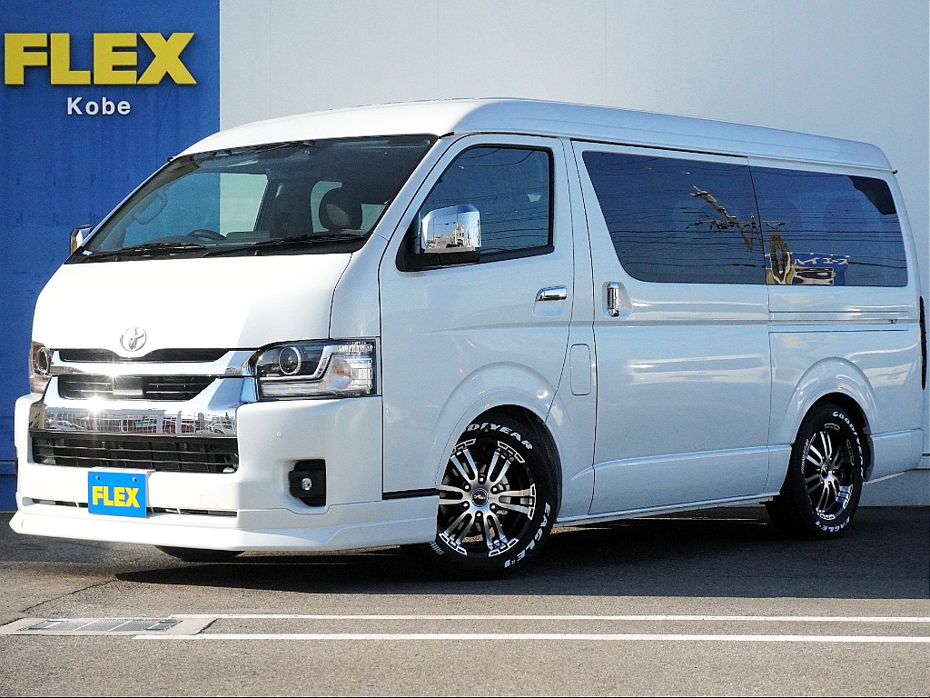トヨタ&nbsp;ハイエース&nbsp;ワゴン2.7GLロング ミドルルーフ&nbsp;パーキングサポート&nbsp;兵庫県