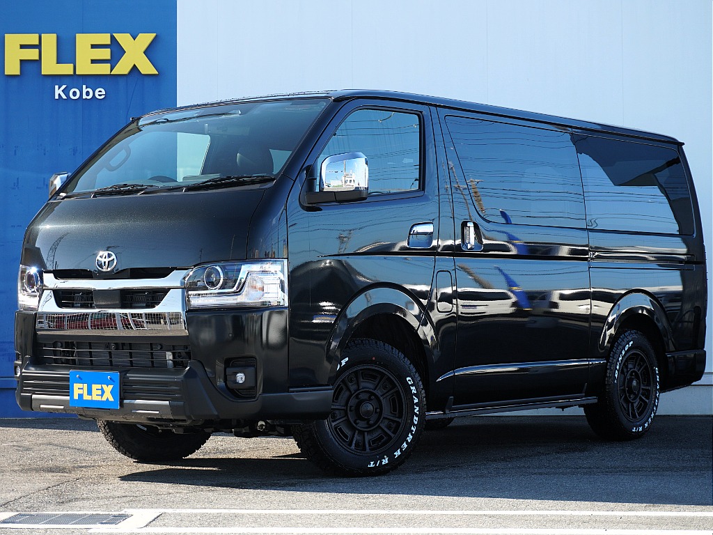 トヨタ&nbsp;ハイエースバン&nbsp;5D2.8DTスーパーGLダークプライムⅡL 4WD&nbsp;パーキングサポート&nbsp;兵庫県