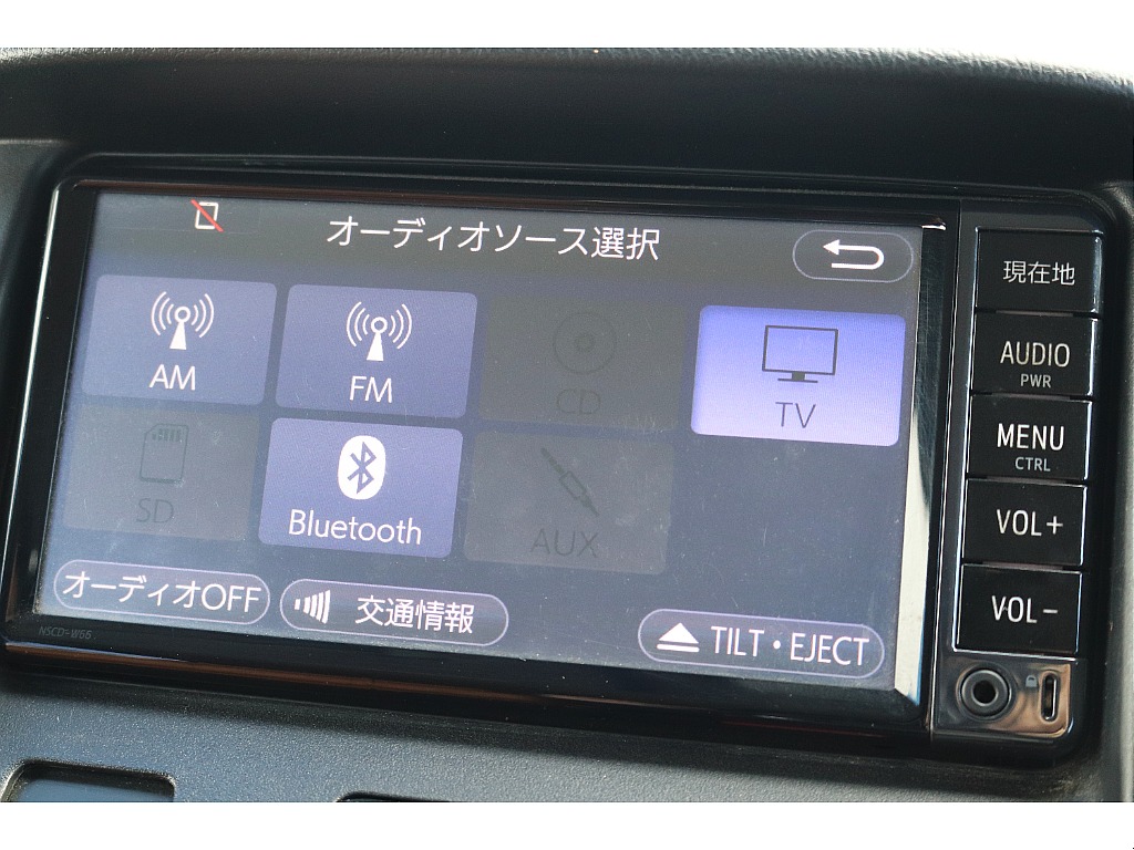 トヨタ純正ナビ搭載♪ ＣＤ再生、Bluetooth接続/ワンセグＴＶ視聴可能です！