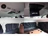 ルーフスピーカー、アルパイン フリップダウンモニター、リア4面カーテン付き！