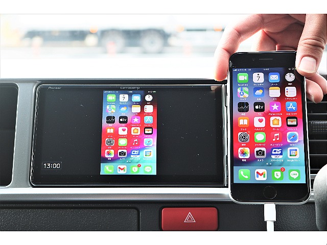 ご好評のスマホミラーリング接続も可能にしてあります！