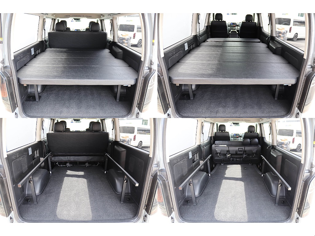 Classicブラックのベッドキット完備！　車中泊仕様です☆彡