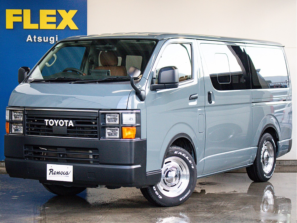 R2年式　ハイエースバン　S-GL　ガソリン2WD　RenocaCoastlines角目　アンビルグレーに全塗装！