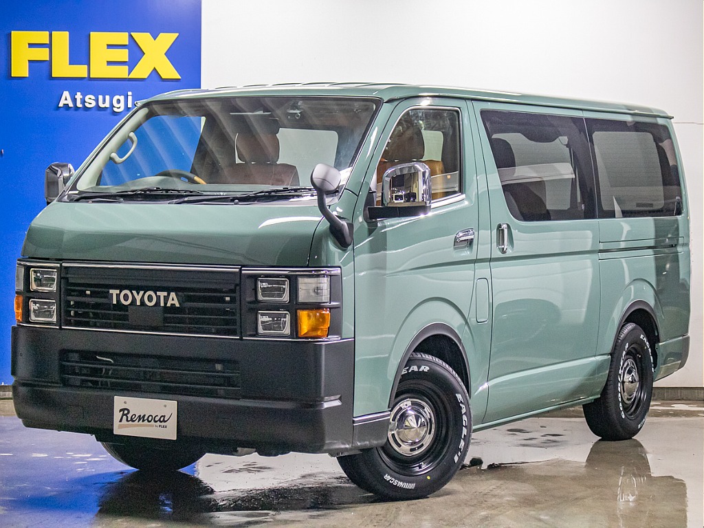 R4年式　ハイエースバン　S-GL　2.0L　ガソリン2WD　リノカコーストライン角目四灯！オリジナルカスタム、メーカーオプション多数装備しております！