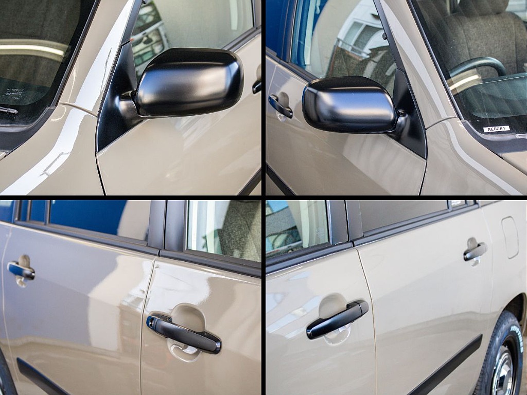 ドアハンドルとミラーカバーは塗装してます！