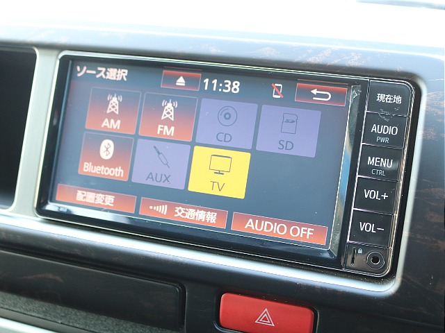 Bluetooth対応ですので、走行中に音楽をかける事ができます！ドライブ中の車内空間がより楽しくなりますね♪