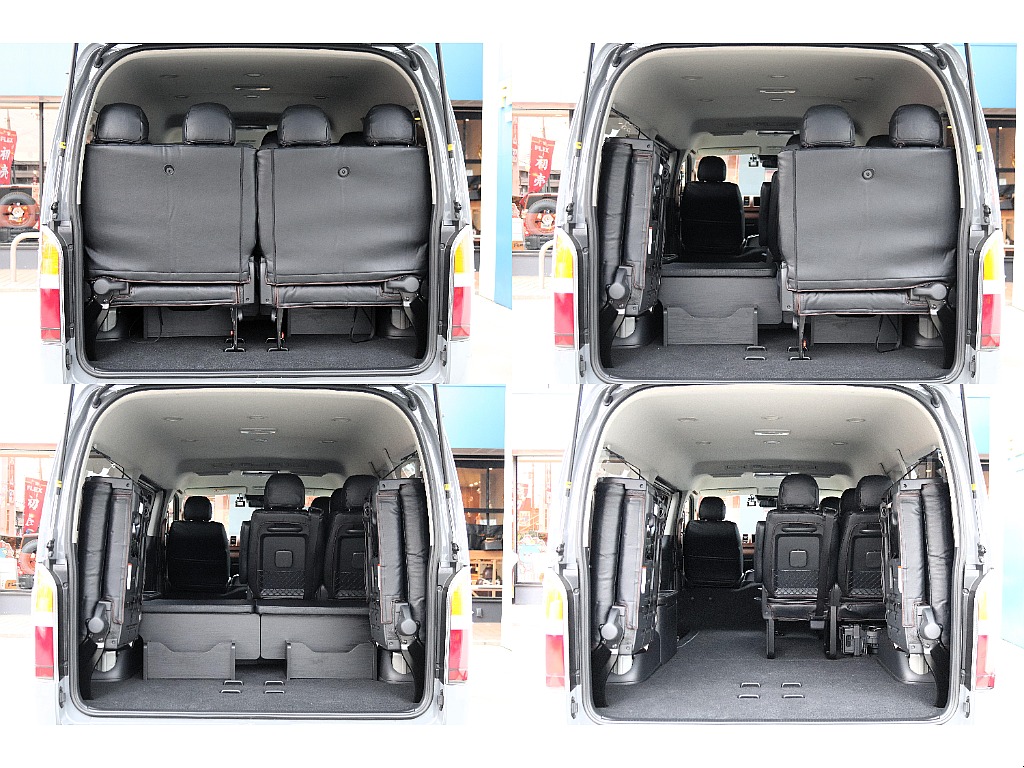 4列目シートは跳ね上げ可能♪