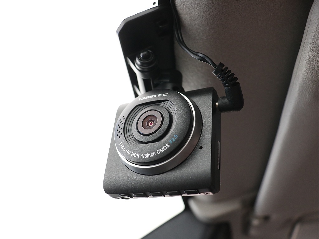 コムテック製ドライブレコーダー装備済み！