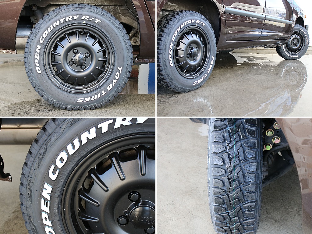 新品のアルミホイールに新品のタイヤも装備されております！