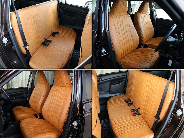 全席キャメルのシートカバーを装備しております！