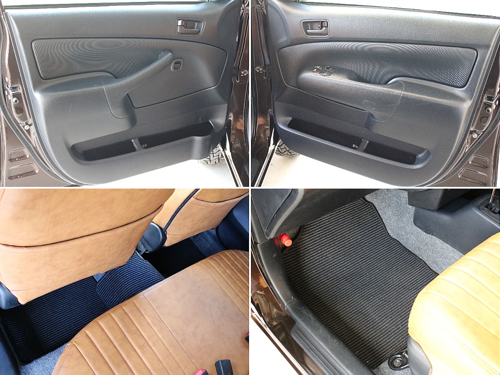 前席足元のお写真になります！