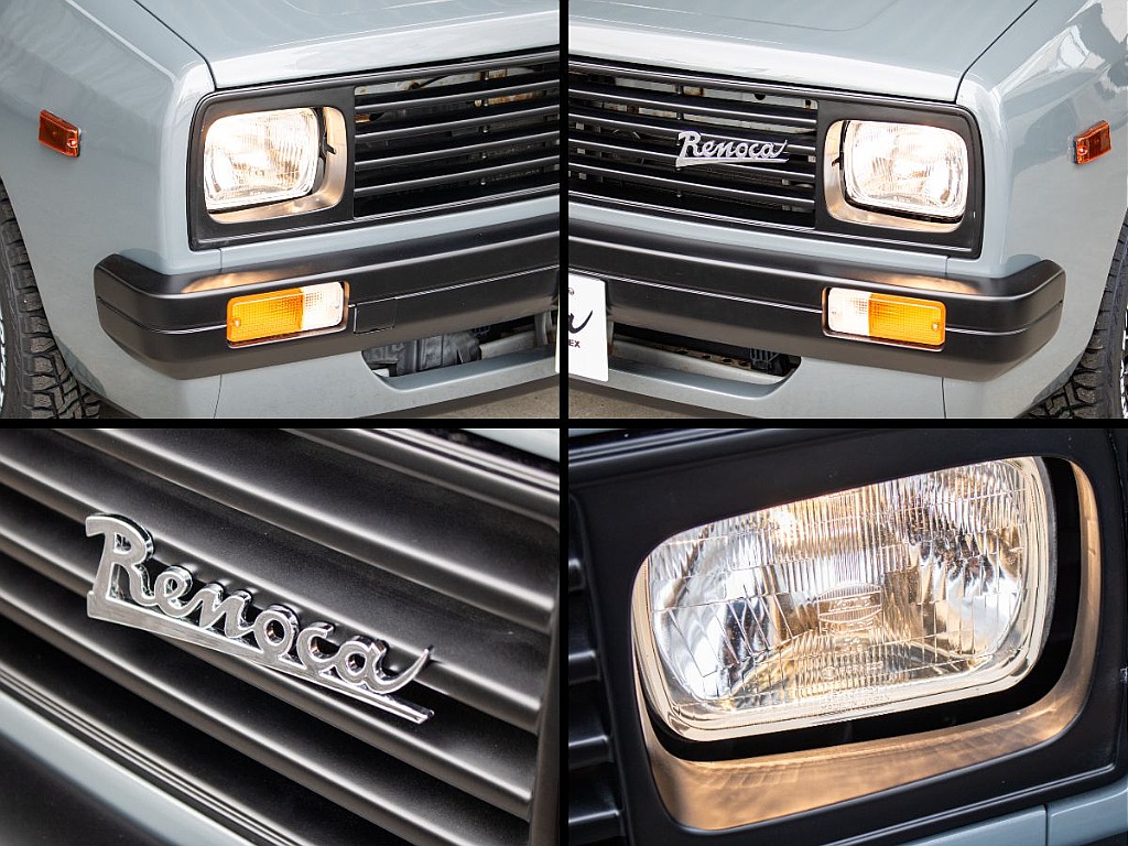 レトロな印象の角目のお車となっております！