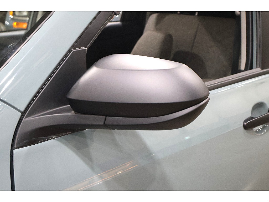 ドアミラーはマットブラックになっております。