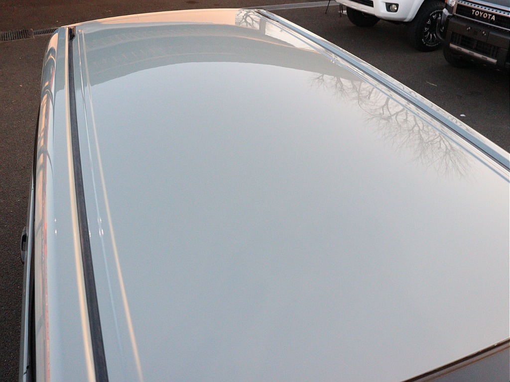 雹害の被害もなく綺麗なルーフとなっております。