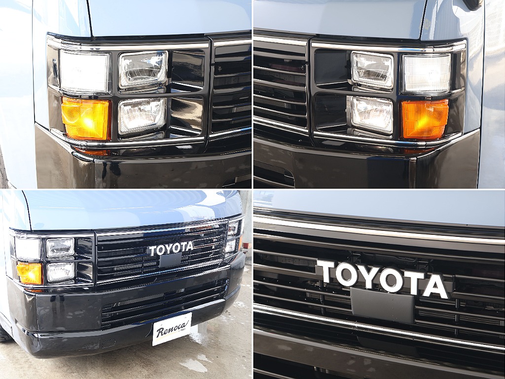 角目4灯のLEDヘッドライトにフェイスチェンジしてます！