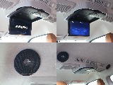 後席には12.8インチのフリップダウンモニターを装備！大画面になるので後席の方も見やすいです！