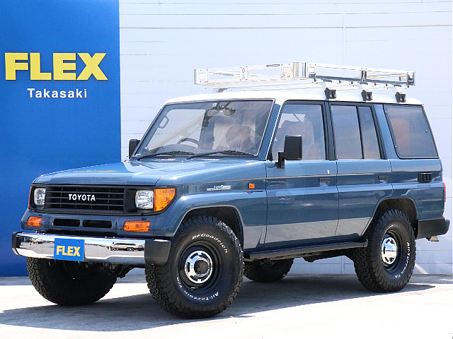 NEWペイントアルルブルー、ルーフホワイト☆各所マットブラックペイント☆寒冷地仕様☆新品輸出用１５インチホイール☆新品BFG３３KO２タイヤ☆新品灯火類☆アイバワークスルーフキャリア☆