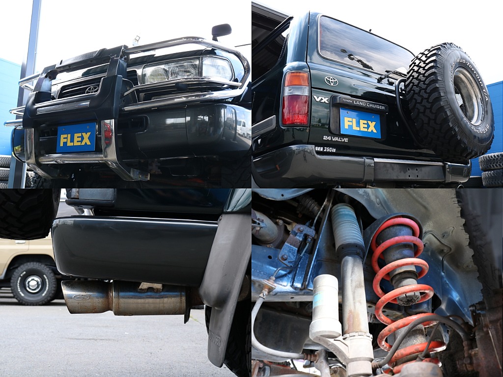 トヨタ ランドクルーザー80 バン4.2ディーゼルターボ VX 4WD 純正カラー 群馬県の詳細画像 その16