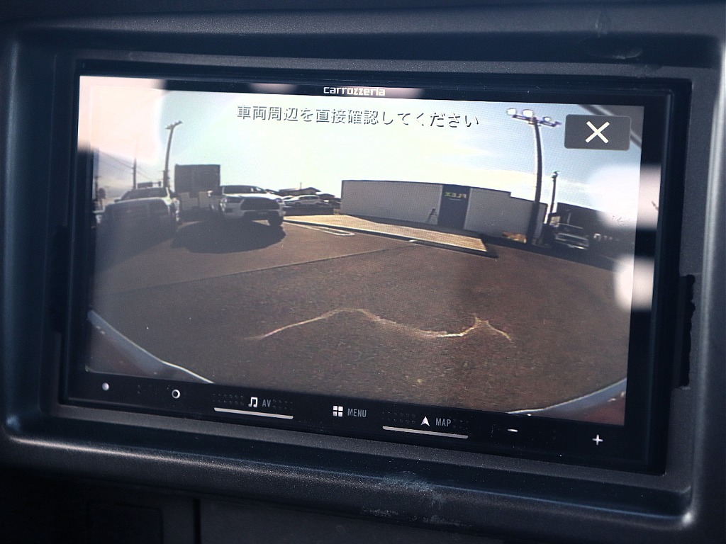 新品バックカメラ装備で後方視界もしっかり確保！