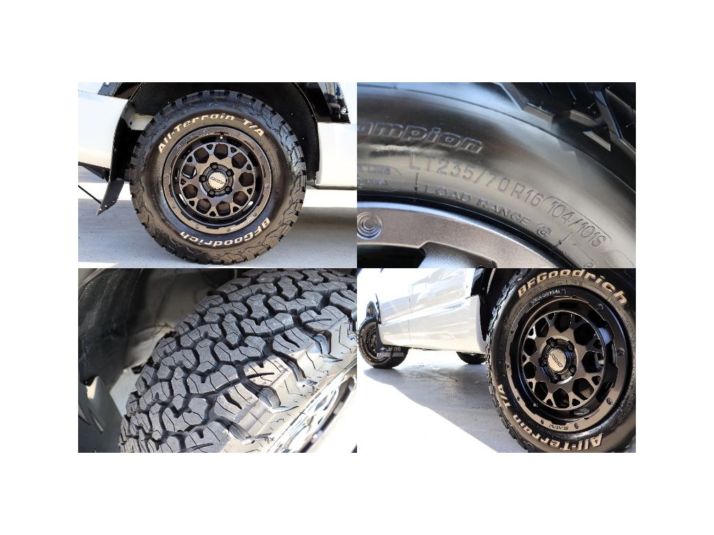 足元には拘りのRAYS　M9＋16インチAWにBF235ATタイヤをセットいたしました！
