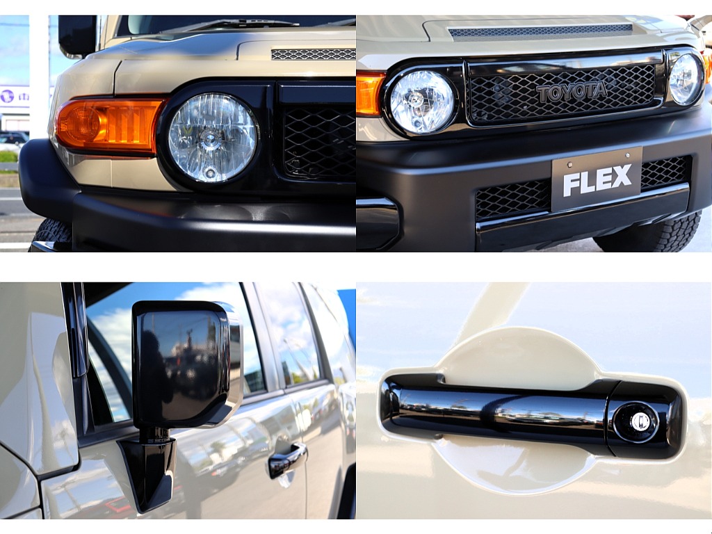 New各部ブラック塗装を施しました！色褪せが出やすい素地の前後バンパーはMブラック塗装仕上げにしております！