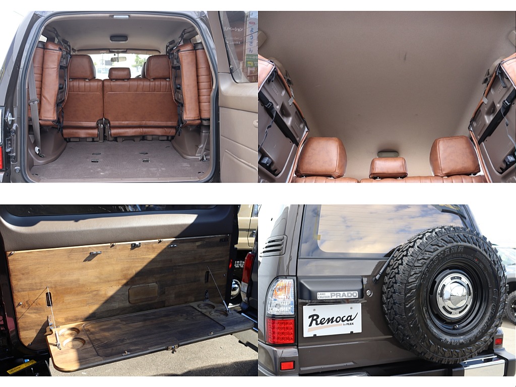 リアハッチにはFLEXバックドアトリムボードをセット！