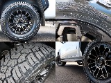足元にはFLEXオリジナル17インチAWにジオランダー265MTタイヤをセット！