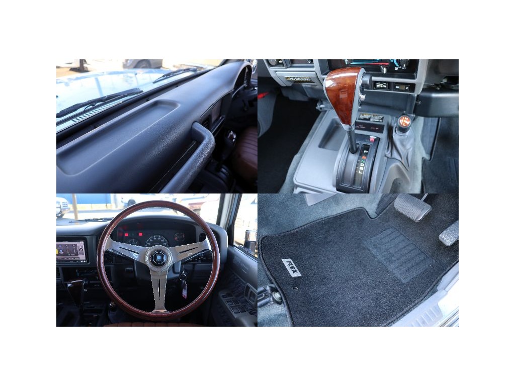 新品FLEXオリジナルフロアマット、新品ナルディーステアリング！