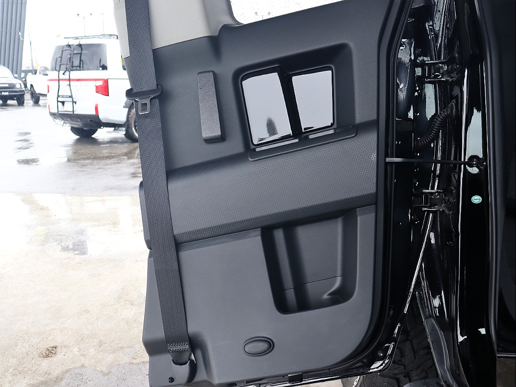 ブラックカラーPKGですので、ドアトリムはボディ同色になります！