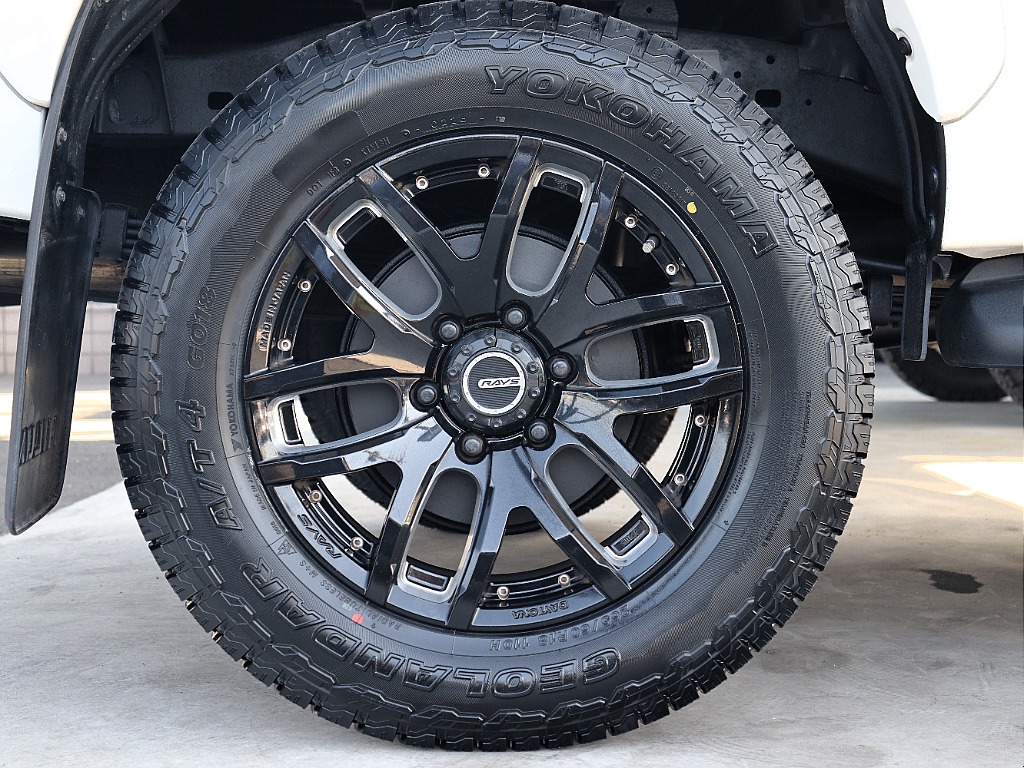 足元にはRAYS製18インチAWセット済み！