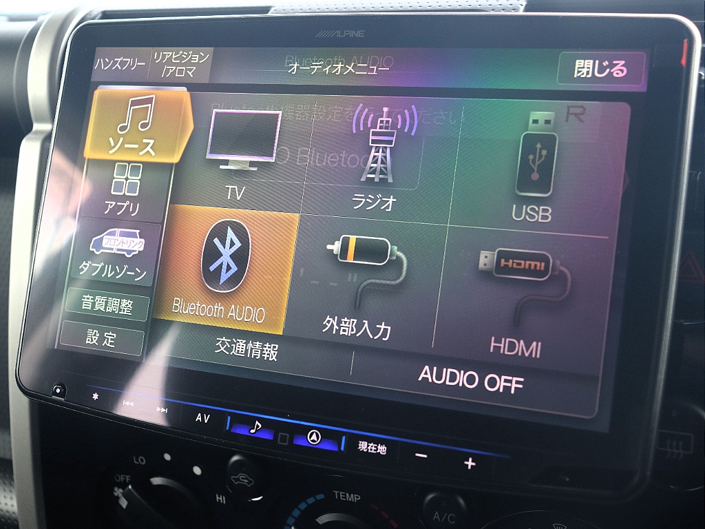 新品ALPINE製フローティングナビをセット！（XF11NX2S）