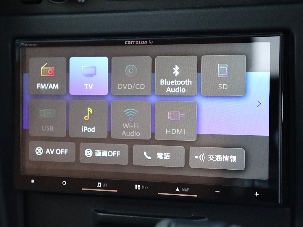 Bluetooth接続、地デジ視聴可能です！