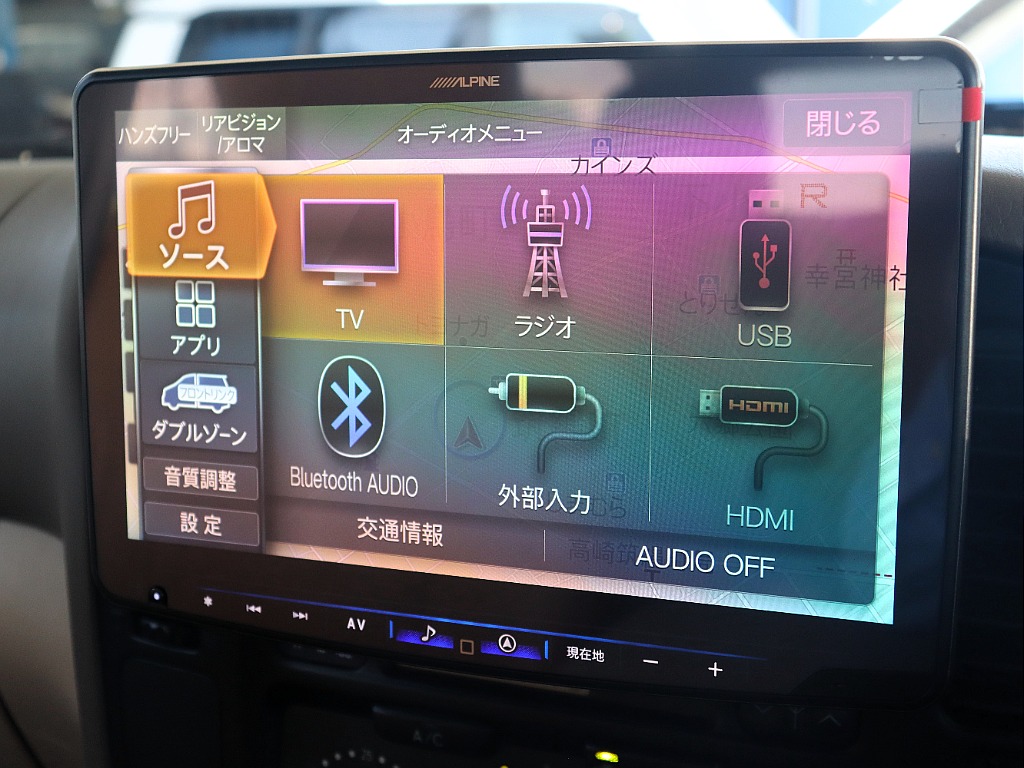 新品ALPINE製フローティング11インチナビをセット！