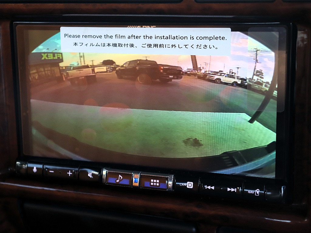新品バックカメラ装備で後方視界もしっかり確保！
