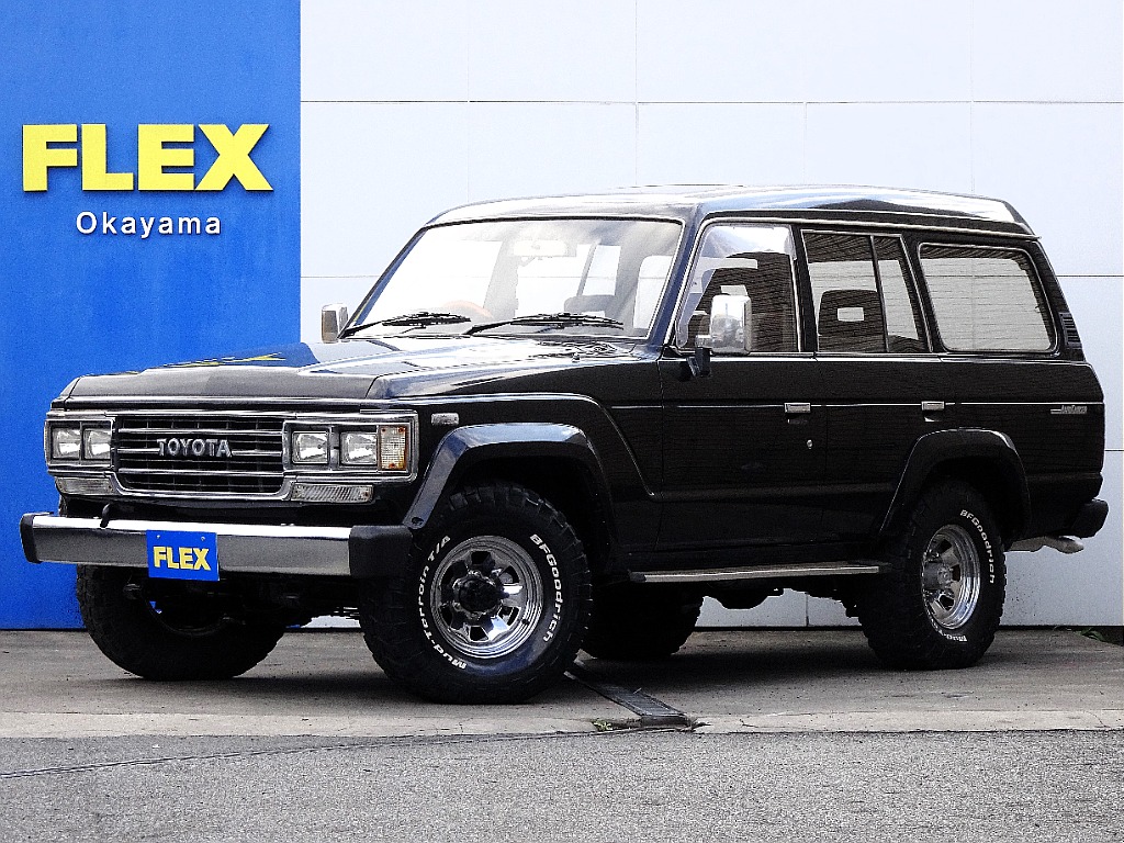 トヨタ ランドクルーザー60 バン4.0DT VXハイルーフ 4WD オールペイント/ブラック/ワイドボディー/BFグッドリッチ 岡山県