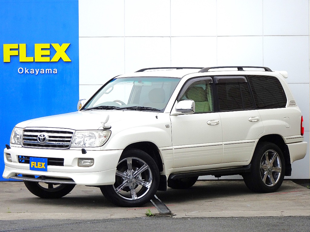 トヨタ ランドクルーザー100 4.7VXリミテッド 4WD 5速オートマ/マルチレス/MKWアルミ/Aftermarketナビ/ETC/Bカメラ 岡山県