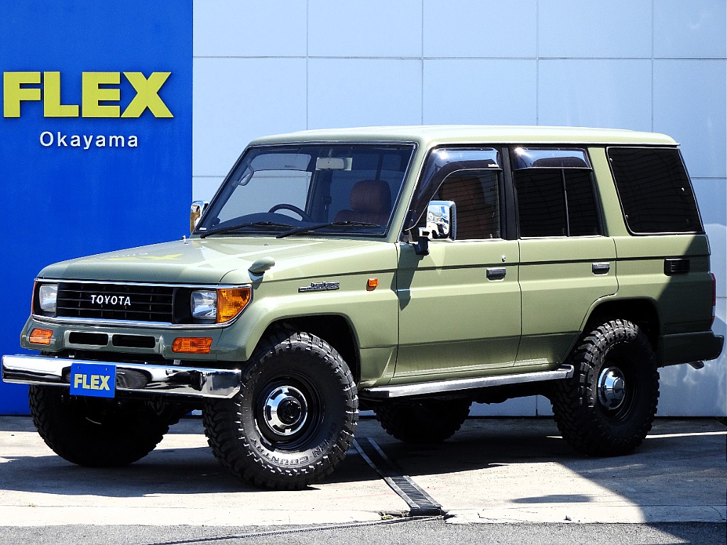 トヨタ ランドクルーザープラド プラド5ドア3.0DT SXワイド 4WD NEWペイント/シダーグリーン/ナロー換装/新品タイヤホイール 岡山県