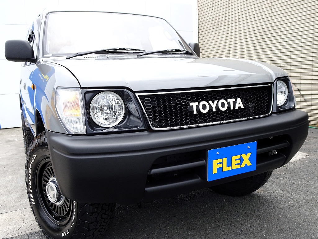 トヨタ ランドクルーザープラド プラド5ドア3.0ディーゼルT TX 4WD ナロー丸目換装/NEWペイントグレー 岡山県の詳細画像 その13