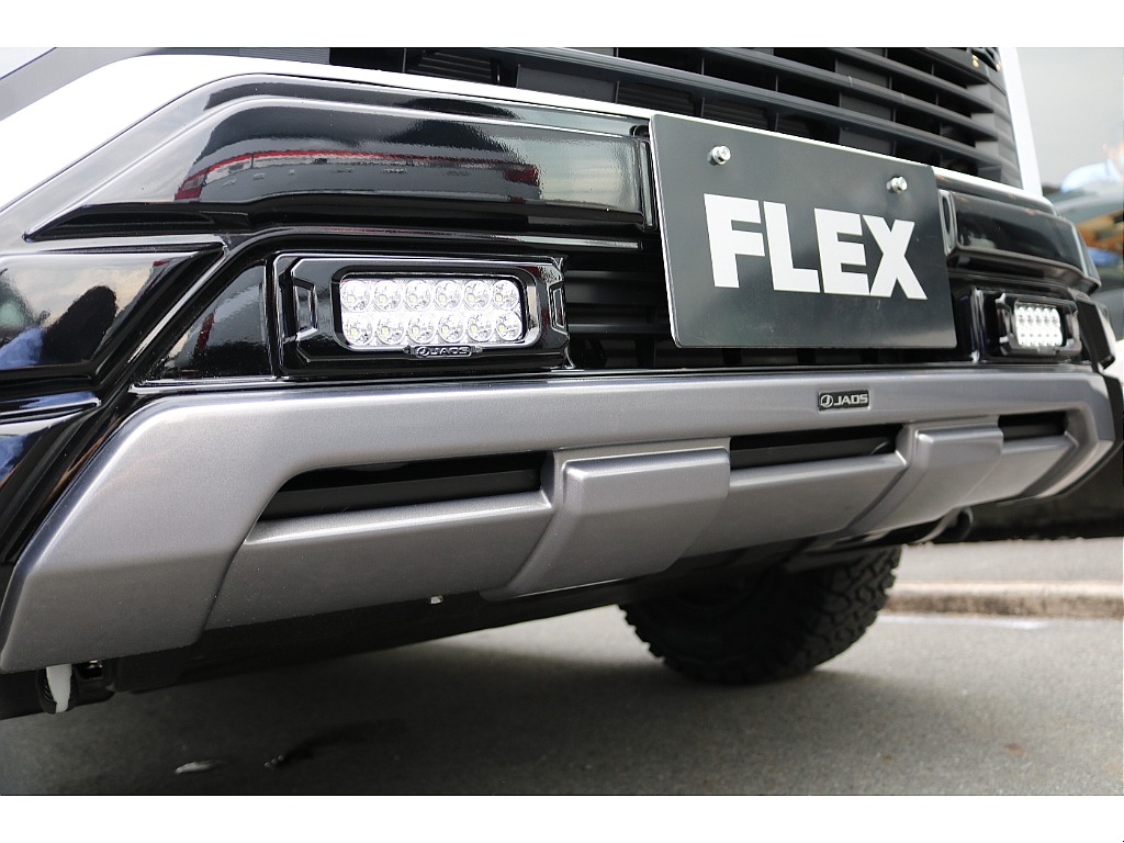 ジャオスフロントバンパーガード装着！こだわりのブラック×シルバーの塗分けペイント済み(^^)/