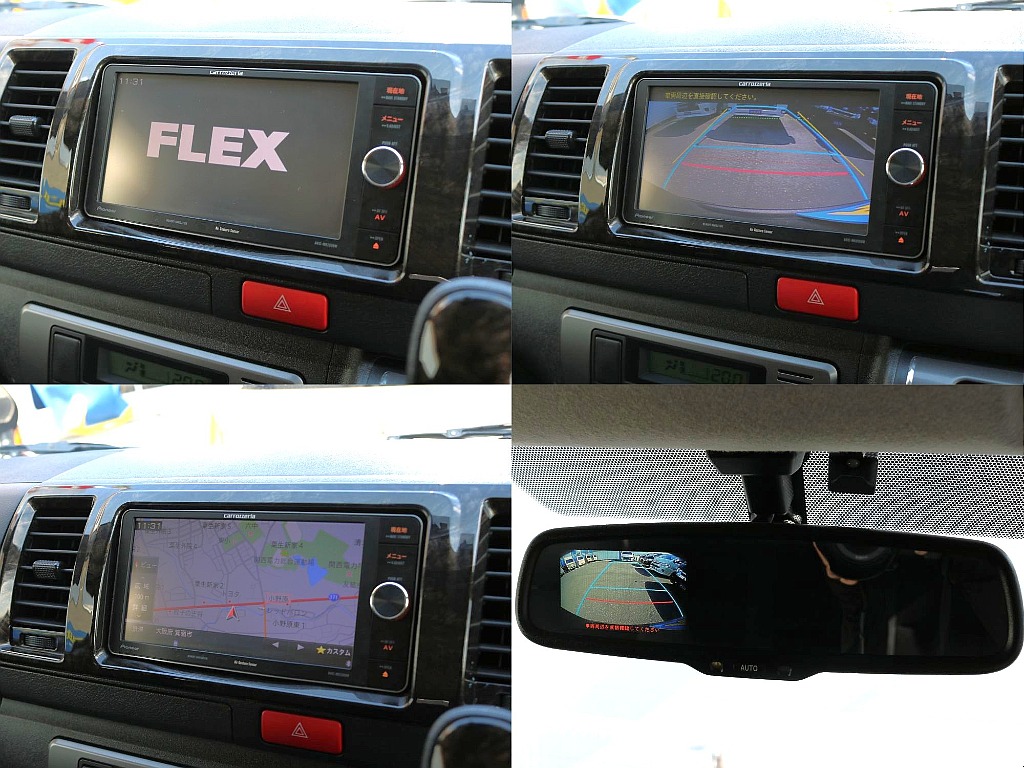 バックカメラ連動施工済み♪