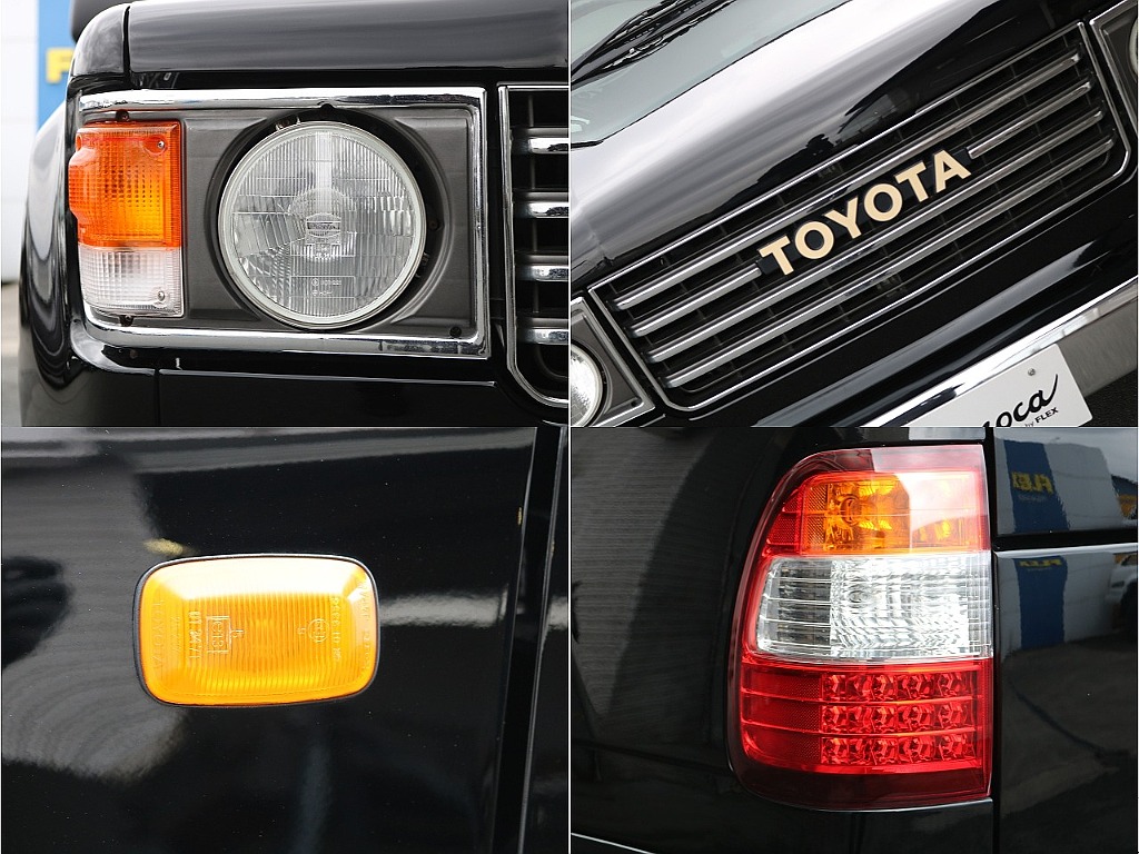 横文字TOYOTAグリルと丸目のマッチングがばっちりです！