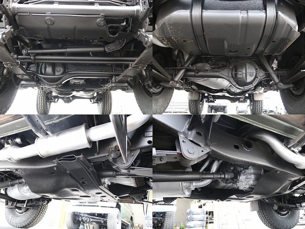下回りは元々キレイでしたがしっかり洗浄をしシャーシブラック施工済み！