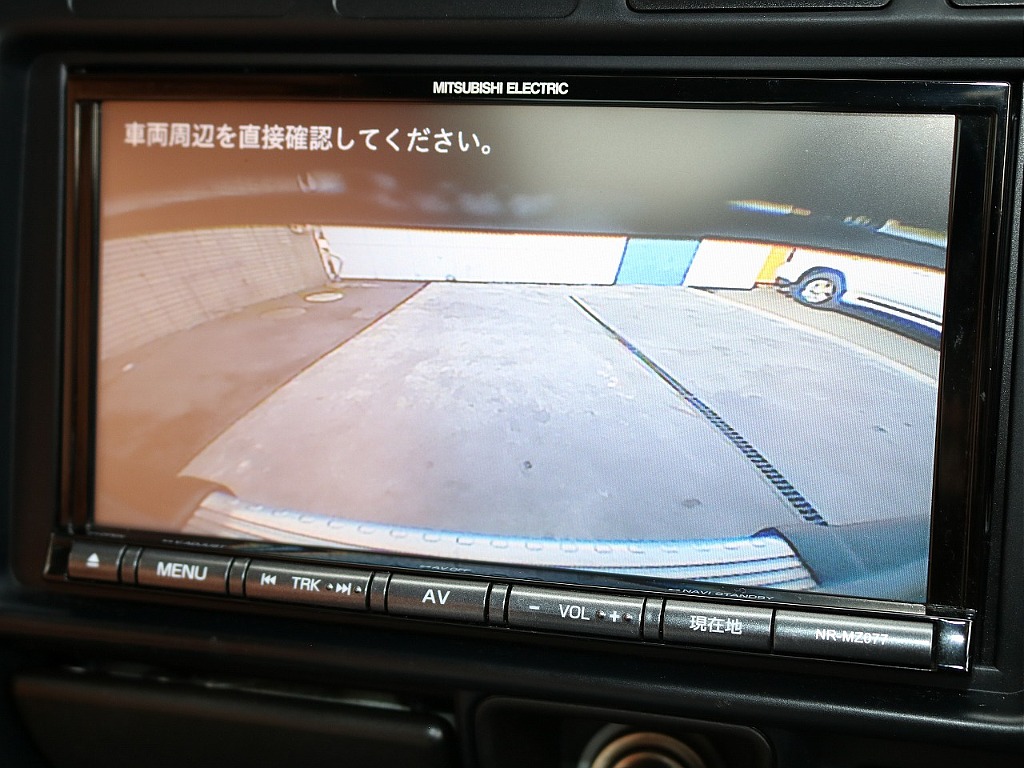 バックカメラも後方がきれいに映ります☆彡