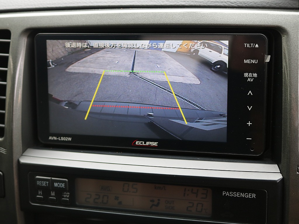 バックカメラも完備！