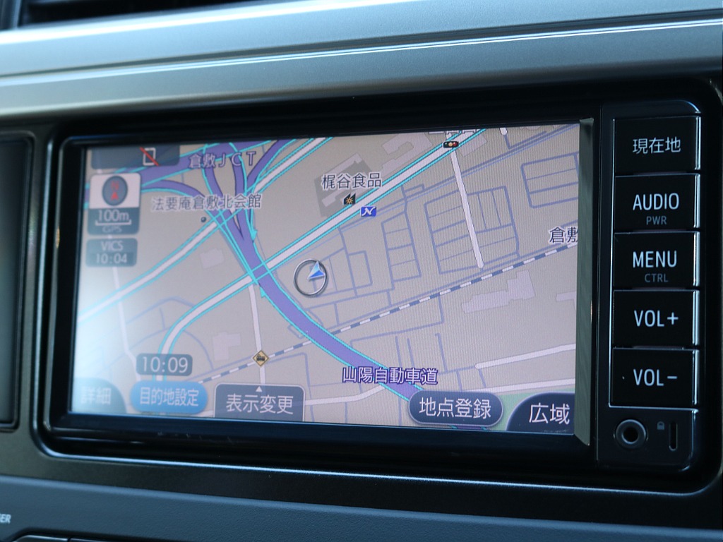 トヨタ純正7インチナビ